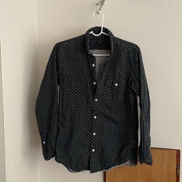 Navy XS J Crew Button Up - Picture 1 of 4